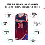 Custom Traditional Gradient Star Graffiti Pattern Sports Uniform Basketball Jersey Text Logo Number