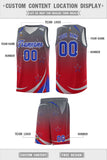 Custom Traditional Gradient Star Graffiti Pattern Sports Uniform Basketball Jersey Printed Logo Number