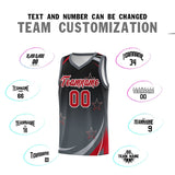 Custom Traditional Gradient Star Graffiti Pattern Sports Uniform Basketball Jersey Text Logo Number