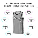 Custom Dark Gray Black Personalized Indians Pattern Sets Sports Uniform Basketball Jersey