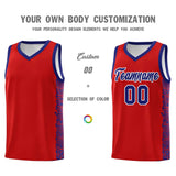 Custom Red Purple Personalized Indians Pattern Sets Sports Uniform Basketball Jersey