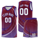 Custom Personalized Hip Hop Galaxy Graffiti Pattern Sports Uniform Basketball Jersey For Youth