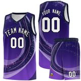 Custom Personalized Tank Top Galaxy Graffiti Pattern Sports Uniform Basketball Jersey For Youth