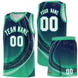 Custom Personalized Tank Top Galaxy Graffiti Pattern Sports Uniform Basketball Jersey For Adult