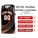 Custom Personalized Tank Top Galaxy Graffiti Pattern Sports Uniform Basketball Jersey For Youth