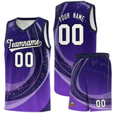 Custom Personalized Hip Hop Galaxy Graffiti Pattern Sports Uniform Basketball Jersey For Adult
