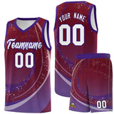 Custom Personalized Galaxy Graffiti Pattern Sports Uniform Basketball Jersey Text Logo Number