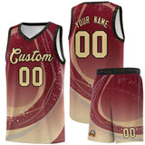 Custom Personalized Tank Top Galaxy Graffiti Pattern Sports Uniform Basketball Jersey