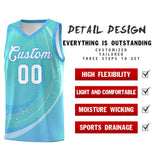 Custom Personalized Tank Top Galaxy Graffiti Pattern Sports Uniform Basketball Jersey Add Logo Number