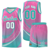 Custom Personalized Tank Top Galaxy Graffiti Pattern Sports Uniform Basketball Jersey Text Logo Number
