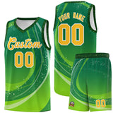 Custom Personalized Tank Top Galaxy Graffiti Pattern Sports Uniform Basketball Jersey Add Logo Number