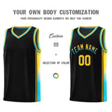 Custom Gradient Fashion Sports Uniform Basketball Jersey Text Your Team Logo For Adult