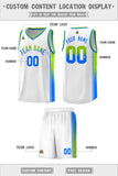 Custom Gradient Fashion Sports Uniform Basketball Jersey Text Your Team Logo For Adult