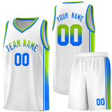 Custom Gradient Fashion Sports Uniform Basketball Jersey Text Your Team Logo For Adult