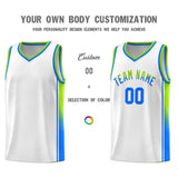 Custom Gradient Fashion Sports Uniform Basketball Jersey Text Your Team Logo For Adult