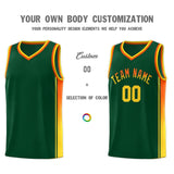 Custom Gradient Fashion Sports Uniform Basketball Jersey Text Your Team Logo For Adult