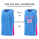Custom Gradient Fashion Sports Uniform Basketball Jersey Text Your Team Logo For Adult