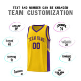 Custom Text Team Logo Number Side Stripe Fashion Sports Uniform Basketball Jersey For Adult