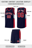 Custom Side Stripe Fashion Sports Uniform Basketball Jersey Embroideried Your Team Logo And Number For Adult