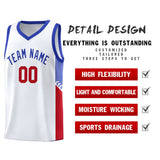 Custom Side Stripe Fashion Sports Uniform Basketball Jersey Embroideried Your Team Logo For Adult