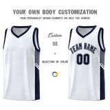Custom Side Stripe Fashion Sports Uniform Basketball Jersey Embroideried Your Team Logo For Adult
