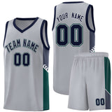 Custom Side Stripe Fashion Sports Uniform Basketball Jersey Embroideried Your Team Logo For Adult