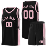Custom Side Stripe Fashion Sports Uniform Basketball Jersey Embroideried Your Team Logo For Adult