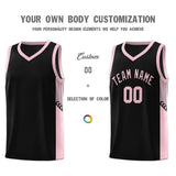 Custom Side Stripe Fashion Sports Uniform Basketball Jersey Embroideried Your Team Logo For Adult