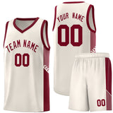 Custom Side Stripe Fashion Sports Uniform Basketball Jersey Embroideried Your Team Logo For Adult