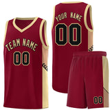 Custom Side Stripe Fashion Sports Uniform Basketball Jersey Embroideried Your Team Logo For Adult