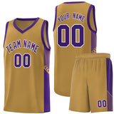 Custom Side Stripe Fashion Sports Uniform Basketball Jersey Embroideried Your Team Logo For Adult
