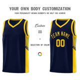 Custom Side Stripe Fashion Sports Uniform Basketball Jersey Embroideried Your Team Logo For Adult