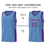 Custom Text Team Logo Number Side Stripe Fashion Sports Uniform Basketball Jersey For All Ages
