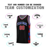 Custom Traditional Side Two-Color Triangle Splicing Sports Uniform Basketball Jersey Add Logo Number