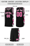 Custom Traditional Side Two-Color Triangle Splicing Sports Uniform Basketball Jersey Text Logo Number