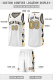Custom Traditional Side Two-Color Triangle Splicing Sports Uniform Basketball Jersey Add Logo Number