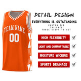 Custom Traditional Side Two-Color Triangle Splicing Sports Uniform Basketball Jersey Add Logo Number