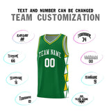 Custom Traditional Side Two-Color Triangle Splicing Sports Uniform Basketball Jersey Add Logo Number