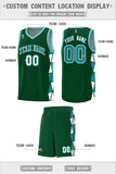 Custom Tank Top Side Two-Color Triangle Splicing Sports Fashion Uniform Basketball Jersey Add Logo Number