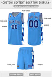 Custom Tank Top Side Two-Color Triangle Splicing Sports Fashion Uniform Basketball Jersey Add Logo Number