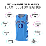 Custom Tank Top Side Two-Color Triangle Splicing Sports Fashion Uniform Basketball Jersey Add Logo Number
