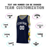 Custom Traditional Side Two-Color Triangle Splicing Sports Uniform Basketball Jersey Printed Logo Number
