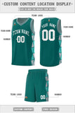 Custom Traditional Side Two-Color Triangle Splicing Sports Uniform Basketball Jersey Printed Logo Number