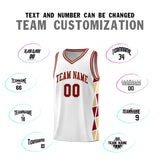 Custom Traditional Side Two-Color Triangle Splicing Sports Uniform Basketball Jersey Printed Logo Number