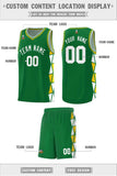 Custom Tank Top Side Two-Color Triangle Splicing Sports Uniform Basketball Jersey Printed Logo Number