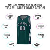 Custom Personalized Side Two-Color Triangle Splicing Sports Uniform Basketball Jersey For Unisex
