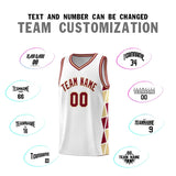 Custom Tailor Made Side Two-Color Triangle Splicing Sports Uniform Basketball Jersey For Adult
