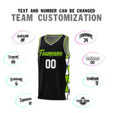 Custom Hip Hop Side Two-Color Triangle Splicing Sports Uniform Basketball Jersey Add Logo Number