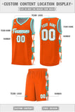 Custom Hip Hop Side Two-Color Triangle Splicing Sports Uniform Basketball Jersey Add Logo Number