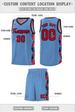Custom Hip Hop Side Two-Color Triangle Splicing Sports Uniform Basketball Jersey Add Logo Number